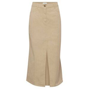 Wilfred Aritzia Charmer Chino Beige High Waisted Pencil Skirt Sz 10